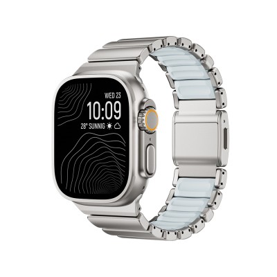 Apple Watch 44mm Zore KRD-151 Metal Silikon Kordon - 11