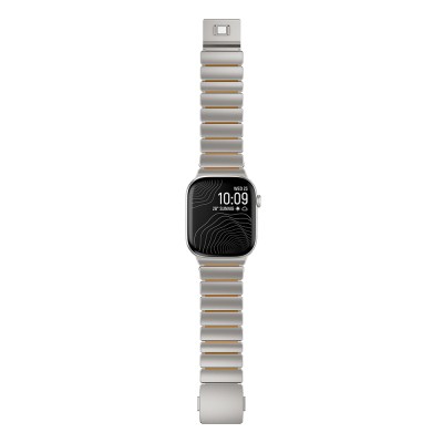 Apple Watch 44mm Zore KRD-152 Titanyum Silikon Kordon - 8