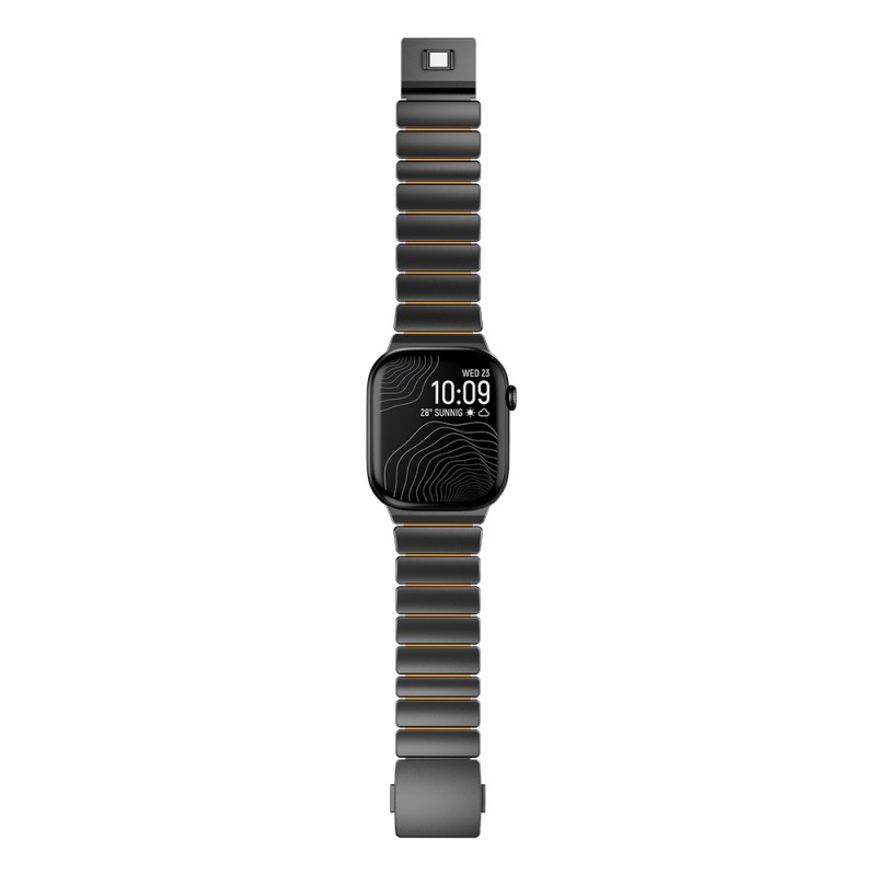 Apple Watch 44mm Zore KRD-152 Titanyum Silikon Kordon - 12