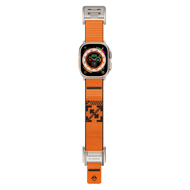 Apple Watch 44mm Zore KRD-154 Naylon Kumaş Hasır Örgülü Kordon - 55