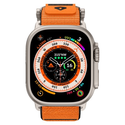 Apple Watch 44mm Zore KRD-154 Naylon Kumaş Hasır Örgülü Kordon - 24