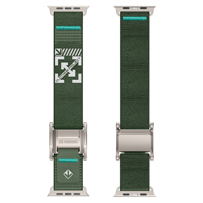Apple Watch 44mm Zore KRD-154 Naylon Kumaş Hasır Örgülü Kordon - 71