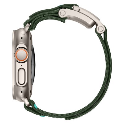 Apple Watch 44mm Zore KRD-154 Naylon Kumaş Hasır Örgülü Kordon - 39