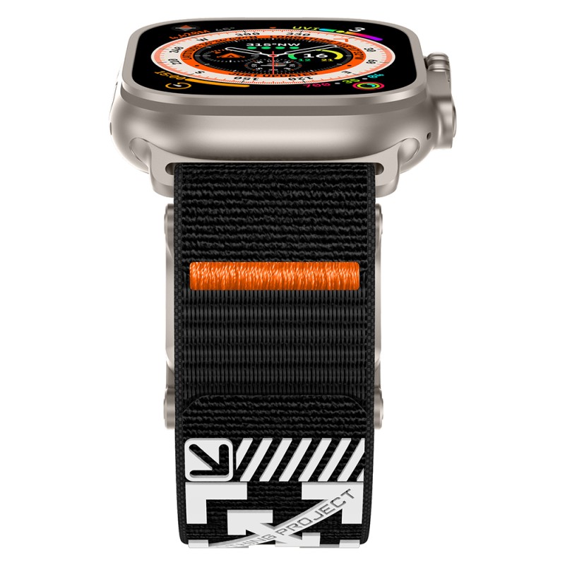 Apple Watch 44mm Zore KRD-154 Naylon Kumaş Hasır Örgülü Kordon - 28