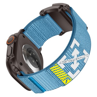 Apple Watch 44mm Zore KRD-154 Naylon Kumaş Hasır Örgülü Kordon - 58