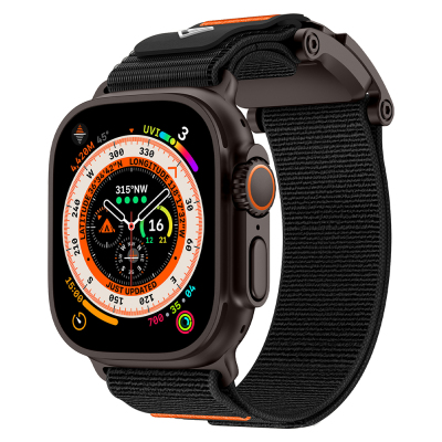 Apple Watch 44mm Zore KRD-154 Naylon Kumaş Hasır Örgülü Kordon - Zore