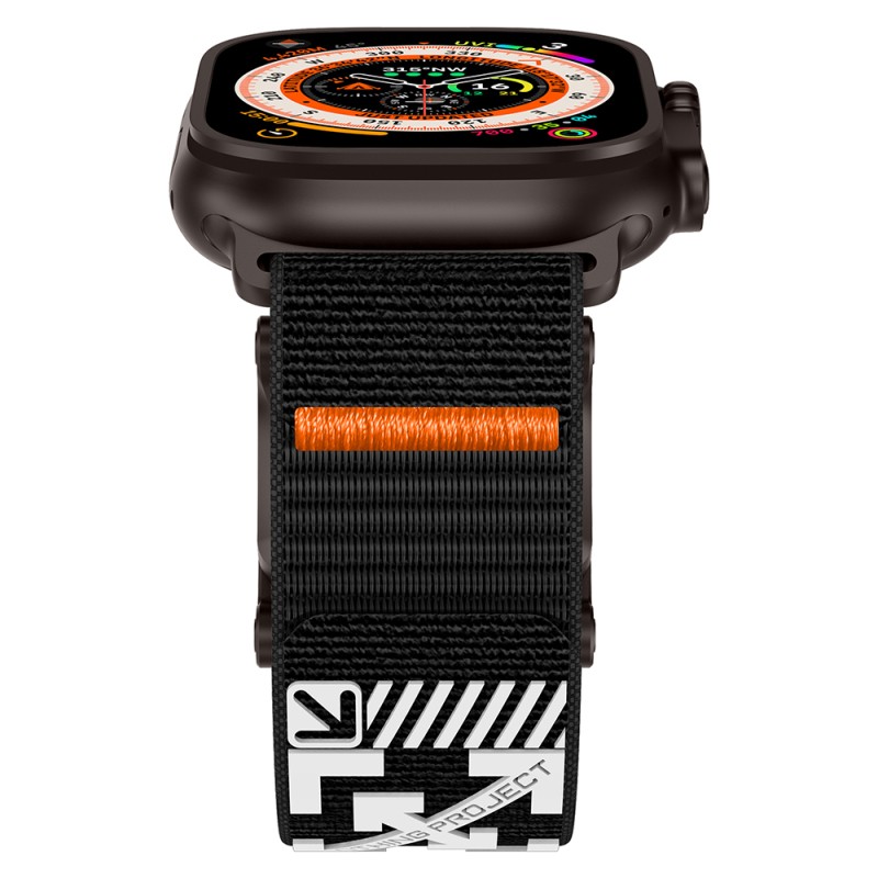 Apple Watch 44mm Zore KRD-154 Naylon Kumaş Hasır Örgülü Kordon - 31