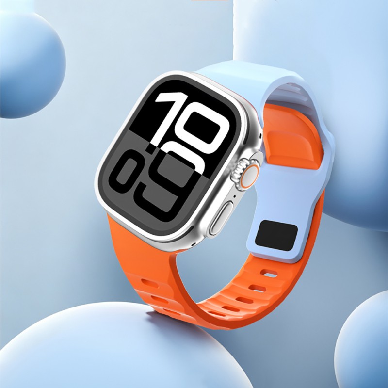 Apple Watch 44mm Zore KRD-160 Silikon Kordon Strap Kayış - 15