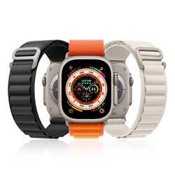 Apple Watch 44mm Zore KRD-74 Hasır Kordon - Thumbnail