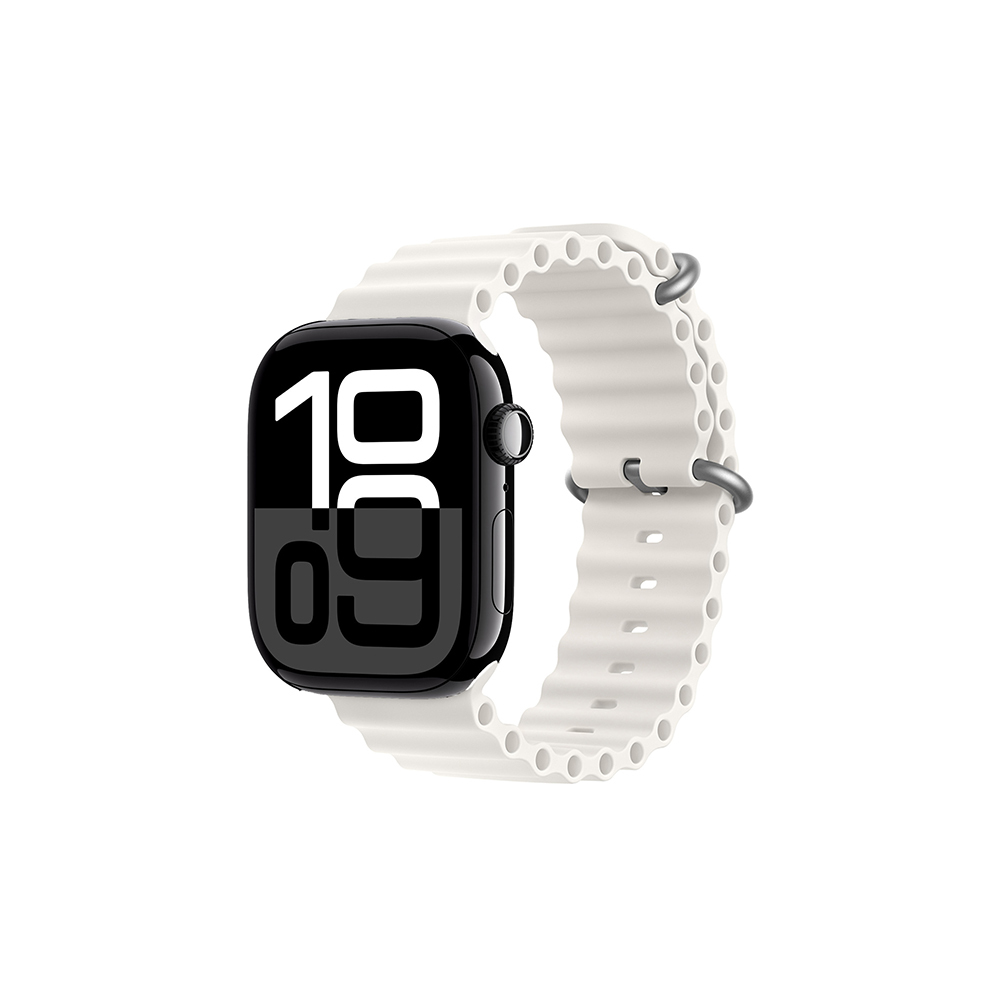 Apple Watch 10 46mm Zore KRD-75 Silikon Kordon - Beyaz