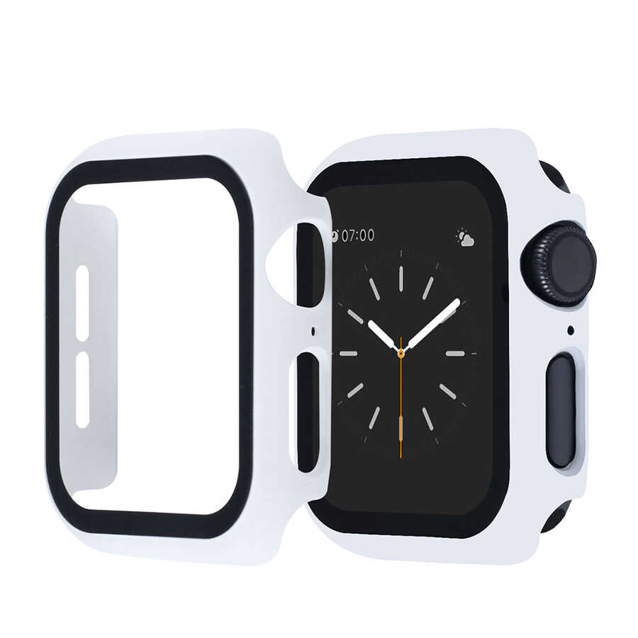 Apple Watch 44mm Zore Watch Gard 01 Ekran Koruyucu - Beyaz