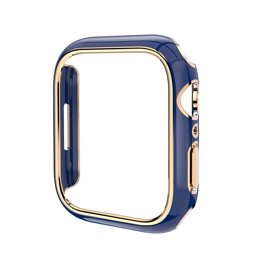 Apple Watch 44mm Zore Watch Gard 06 Sert PC Koruyucu - Mavi