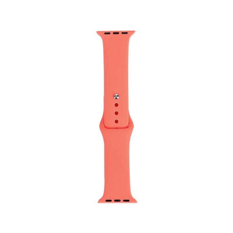 Apple Watch 7 41mm Band Serisi Klasik Kordon Silikon Strap Kayış - 4