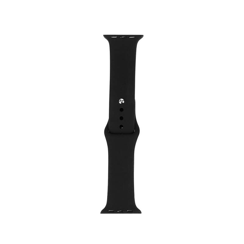 Apple Watch 7 41mm Band Serisi Klasik Kordon Silikon Strap Kayış - 8
