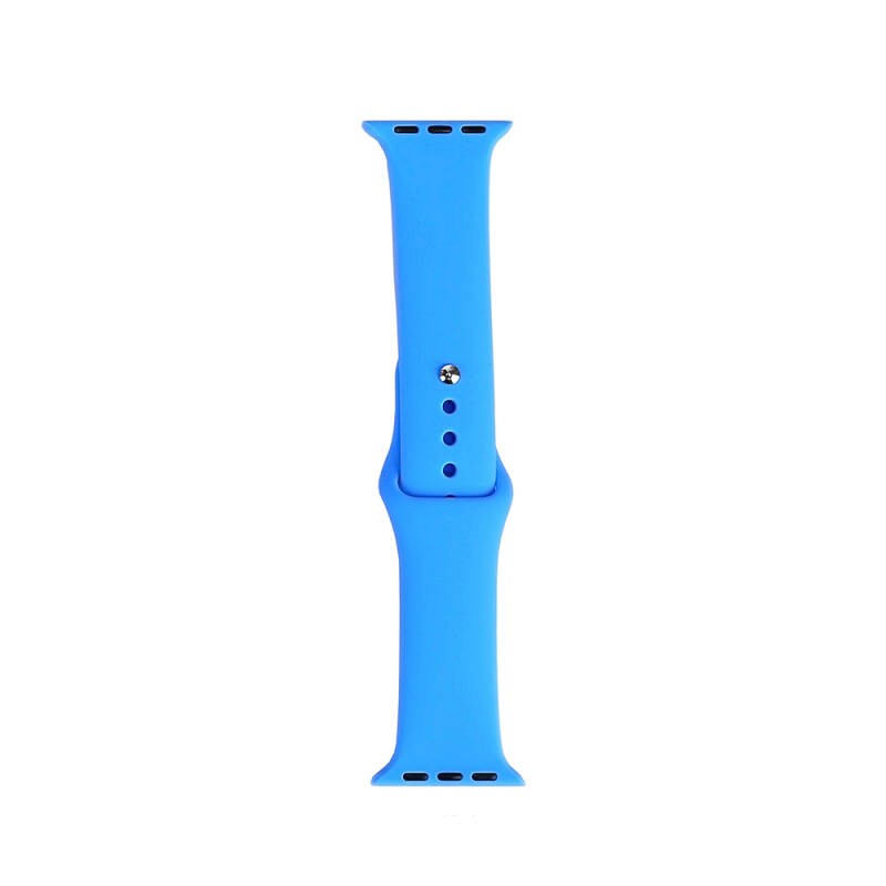 Apple Watch 7 41mm Band Serisi Klasik Kordon Silikon Strap Kayış - 9