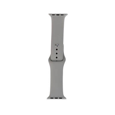 Apple Watch 7 41mm Band Serisi Klasik Kordon Silikon Strap Kayış Brick Blue