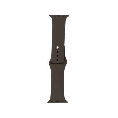 Apple Watch 7 41mm Band Serisi Klasik Kordon Silikon Strap Kayış Cocao