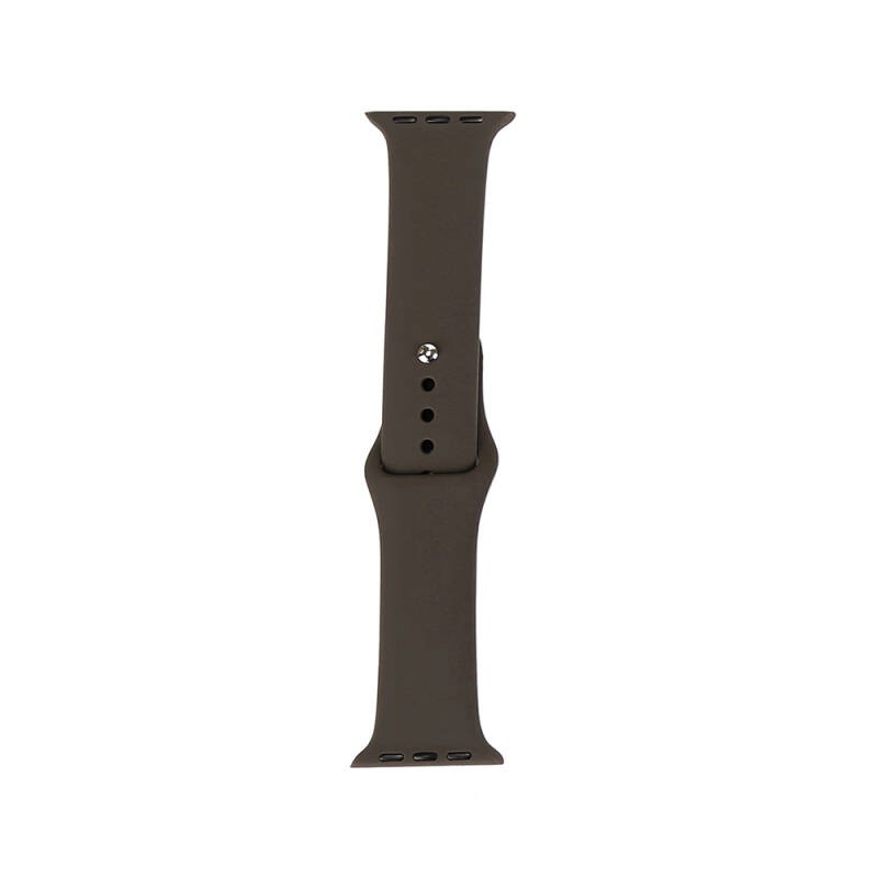 Apple Watch 7 41mm Band Serisi Klasik Kordon Silikon Strap Kayış - 13