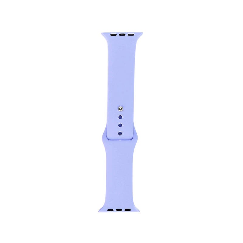 Apple Watch 7 41mm Band Serisi Klasik Kordon Silikon Strap Kayış - 25