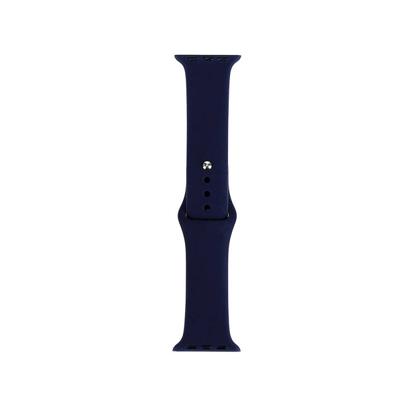 Apple Watch 7 41mm Band Serisi Klasik Kordon Silikon Strap Kayış - 30