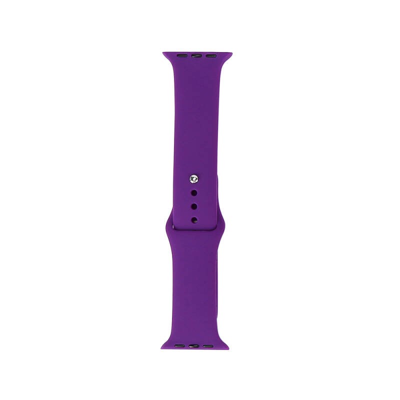 Apple Watch 7 41mm Band Serisi Klasik Kordon Silikon Strap Kayış - 33