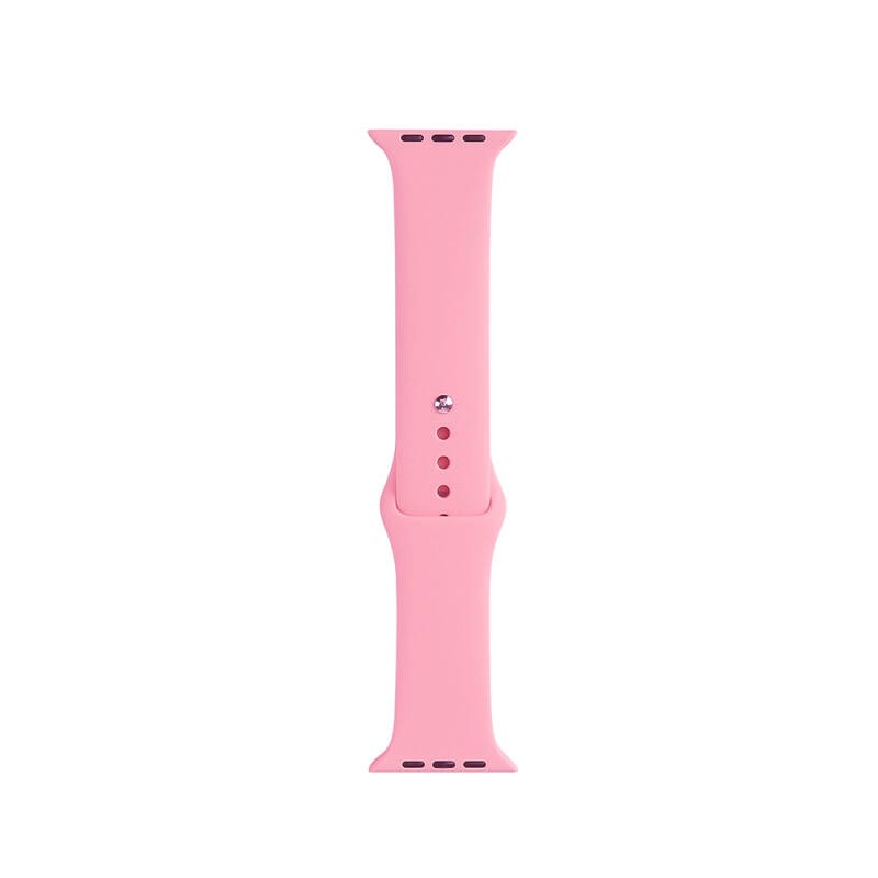 Apple Watch 7 41mm Band Serisi Klasik Kordon Silikon Strap Kayış - 37