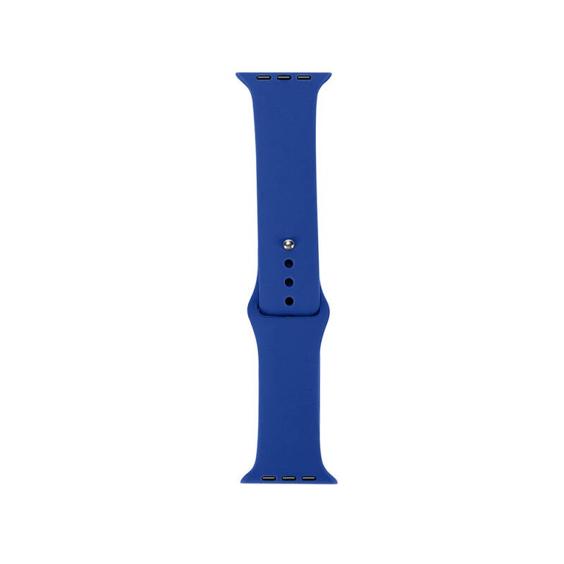 Apple Watch 7 41mm Band Serisi Klasik Kordon Silikon Strap Kayış - 38