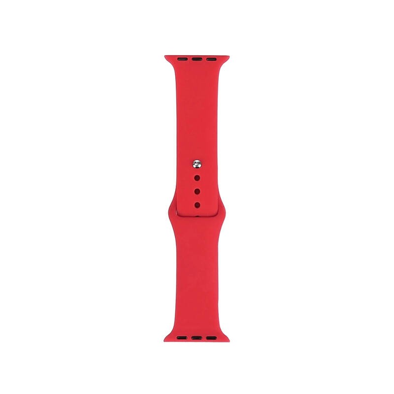 Apple Watch 7 41mm Band Serisi Klasik Kordon Silikon Strap Kayış - 41