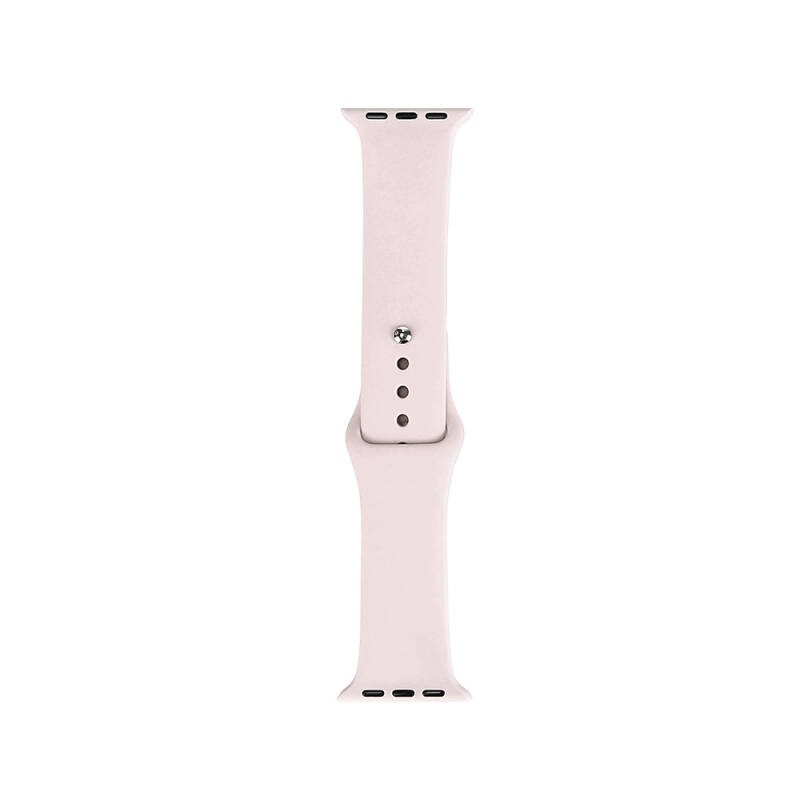 Apple Watch 7 41mm Band Serisi Klasik Kordon Silikon Strap Kayış - 42