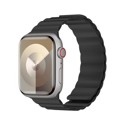 Apple Watch 7 41mm Benks Magnetic Snap On Silicone Strap - 2