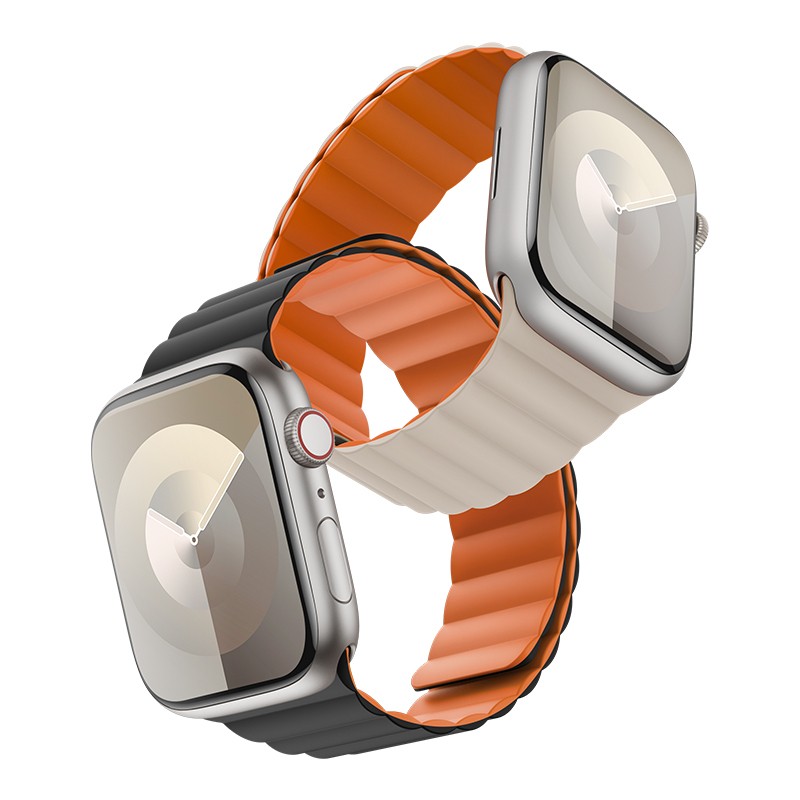Apple Watch 7 41mm Benks Magnetic Snap On Silicone Strap - 5