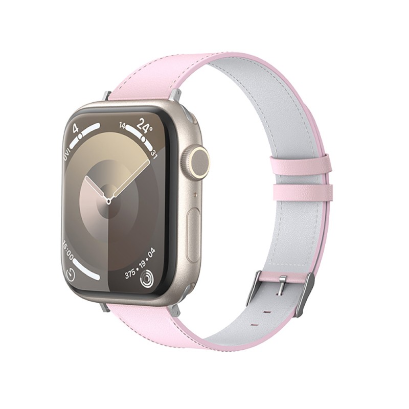 Apple Watch 7 41mm Benks Vintage Genuine Leather Serisi Deri Kordon Strap Kayış - 4