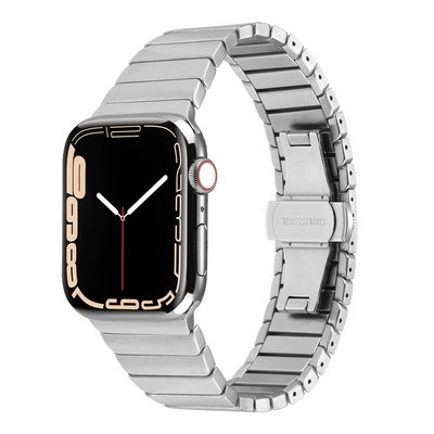 ​​​Apple Watch 7 41mm Kordon KRD-79 Metal Strap Kayış - Zore