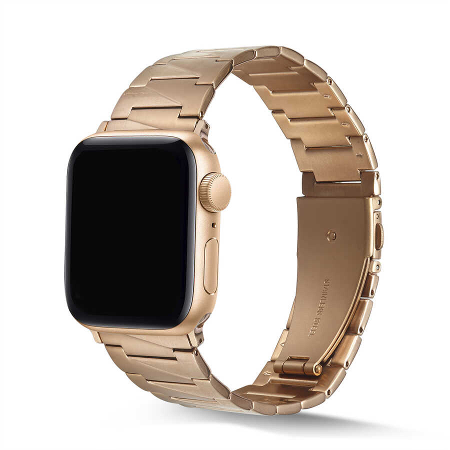Apple Watch 7 41mm KRD-48 Metal Kordon - Rose Gold
