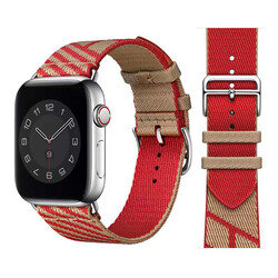 Apple Watch 7 41mm KRD-51 Hasır Kordon - Zore
