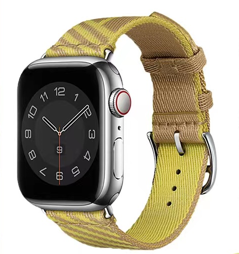 Apple Watch 7 41mm KRD-51 Hasır Kordon - NO6