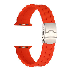 Apple Watch 7 41mm KRD-72 Silikon Kordon - Zore