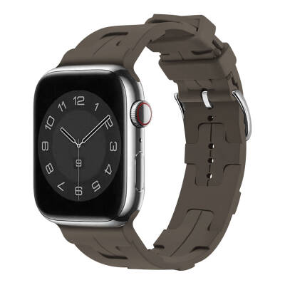 Apple Watch 7 41mm KRD-92 Silikon Kordon - Zore