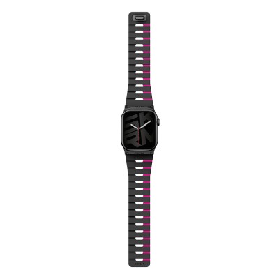 Apple Watch 7 41mm Skinarma Gemini Series TPU Magnetic Silicone Band - 7