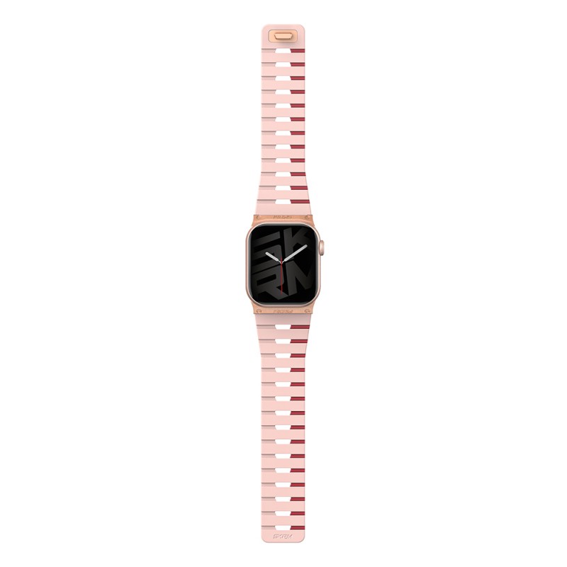 Apple Watch 7 41mm Skinarma Gemini Series TPU Magnetic Silicone Band - 9