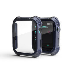 Apple Watch 7 41mm Tank Zırh Kasa ve Ekran Koruyucu Zore Watch Gard 10 - Zore