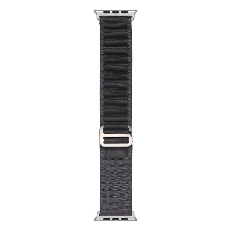 Apple Watch 7 41mm Zore Band-74 Hasır Kordon - 2