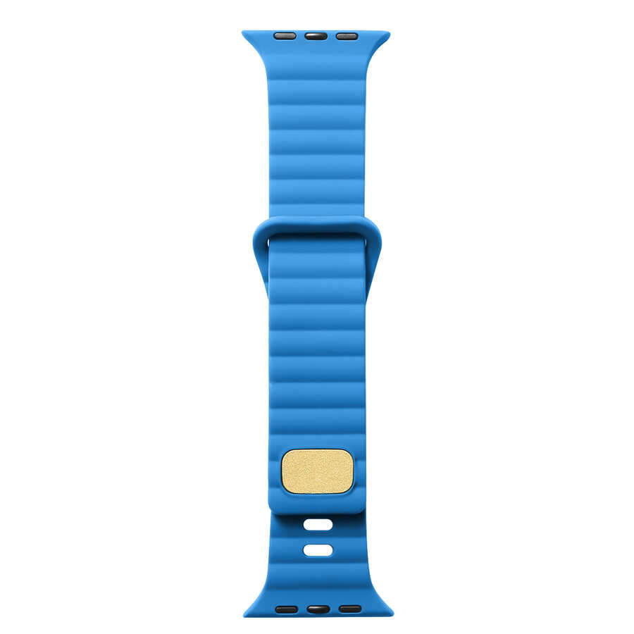Apple Watch 7 41mm Zore KRD-73 Silikon Kordon - Mavi