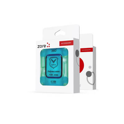 Apple Watch 7 41mm Zore Polymer Nano Ekran Koruyucu + Kolay Uygulama Aparatlı - Zore