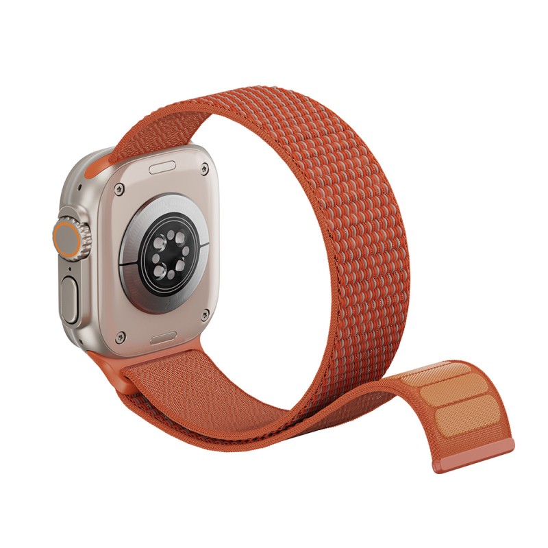 Apple Watch 7 45mm Kordon Wiwu WB501 CloudFlex Serisi Hasır Örgü Strap Kayış - 5