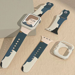 Apple Watch 7 45mm KRD-62 Silikon Kordon - Thumbnail