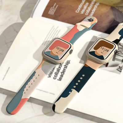 Apple Watch 7 45mm KRD-62 Silikon Kordon