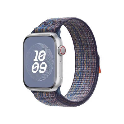 Apple Watch 7 45mm KRD-91 Hasır Kordon Strap Kayış - Zore