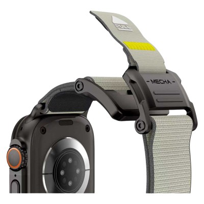 Apple Watch 7 45mm Mohseven iWatch Mecha Sport Hasır Kordon - 17