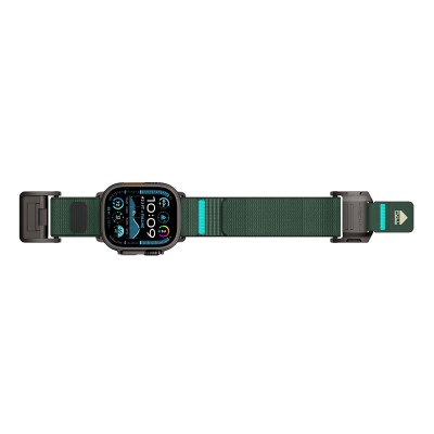 Apple Watch 7 45mm Mohseven iWatch Mecha Sport Hasır Kordon - 12